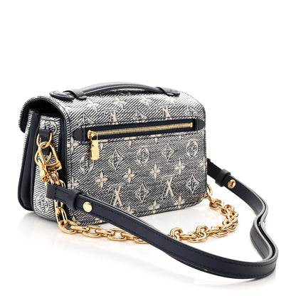 Louis Vuitton Monoglam Pochette Metis East West Blue 3 of 9