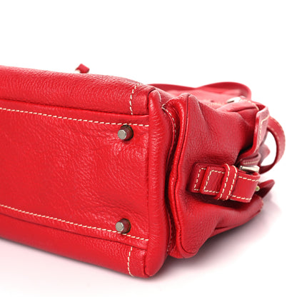 Prada Vitello Daino Shoulder Bag Rosso 8 of 10