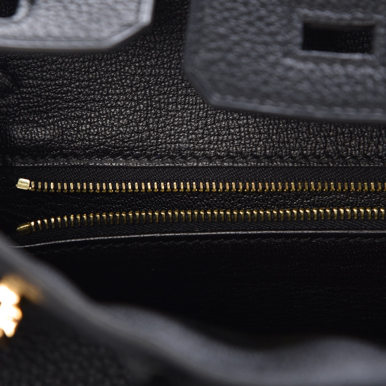 Hermes Togo Birkin 25 Black 10 of 33