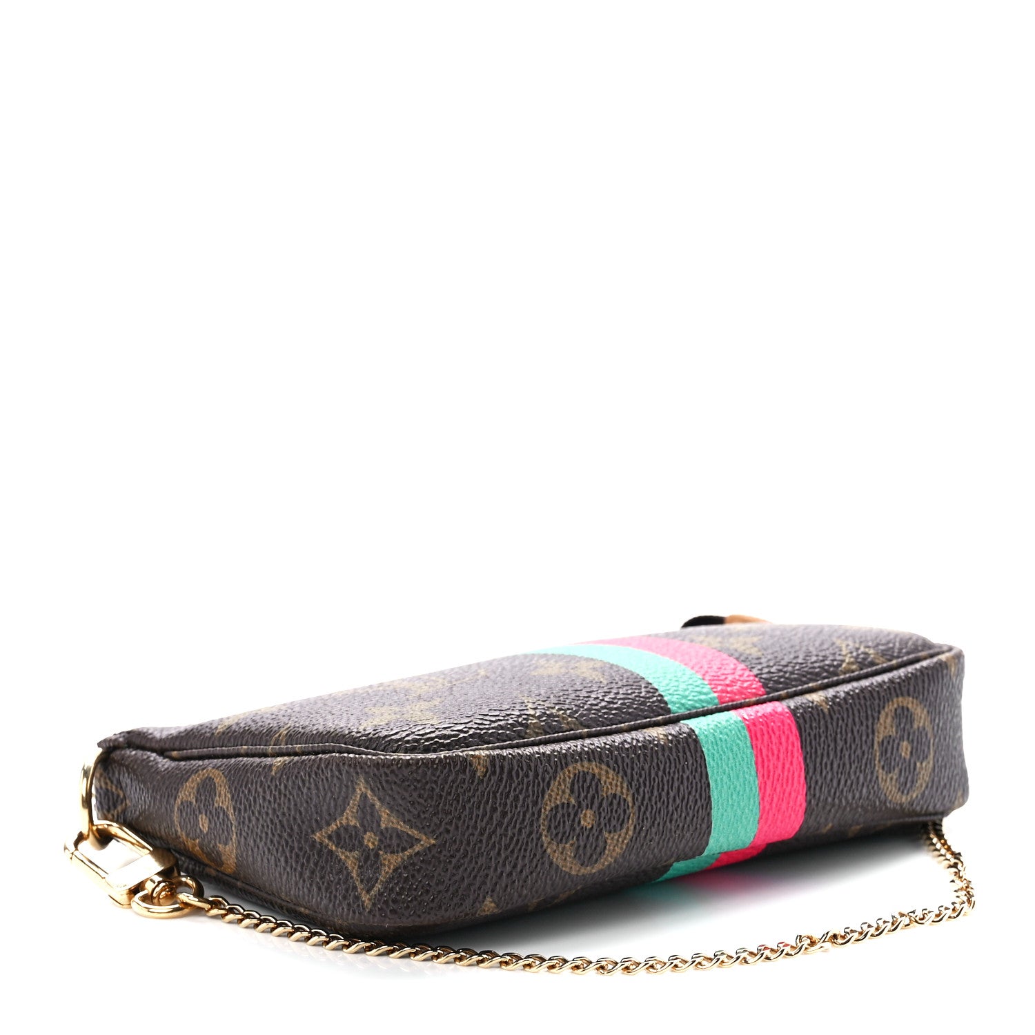 Louis Vuitton Monogram My LV Heritage Mini Pochette Accessories Vert Fuchsia 4 of 11