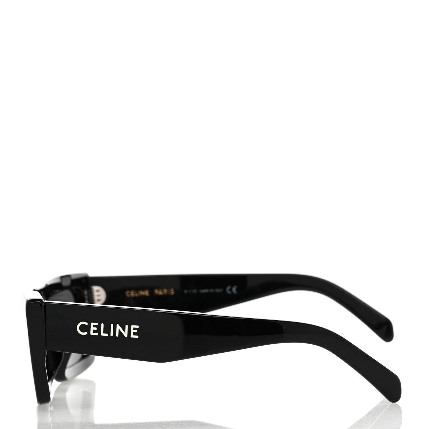 Celine Acetate Monochroms 02 Square Sunglasses CL40214U Black 3 of 7