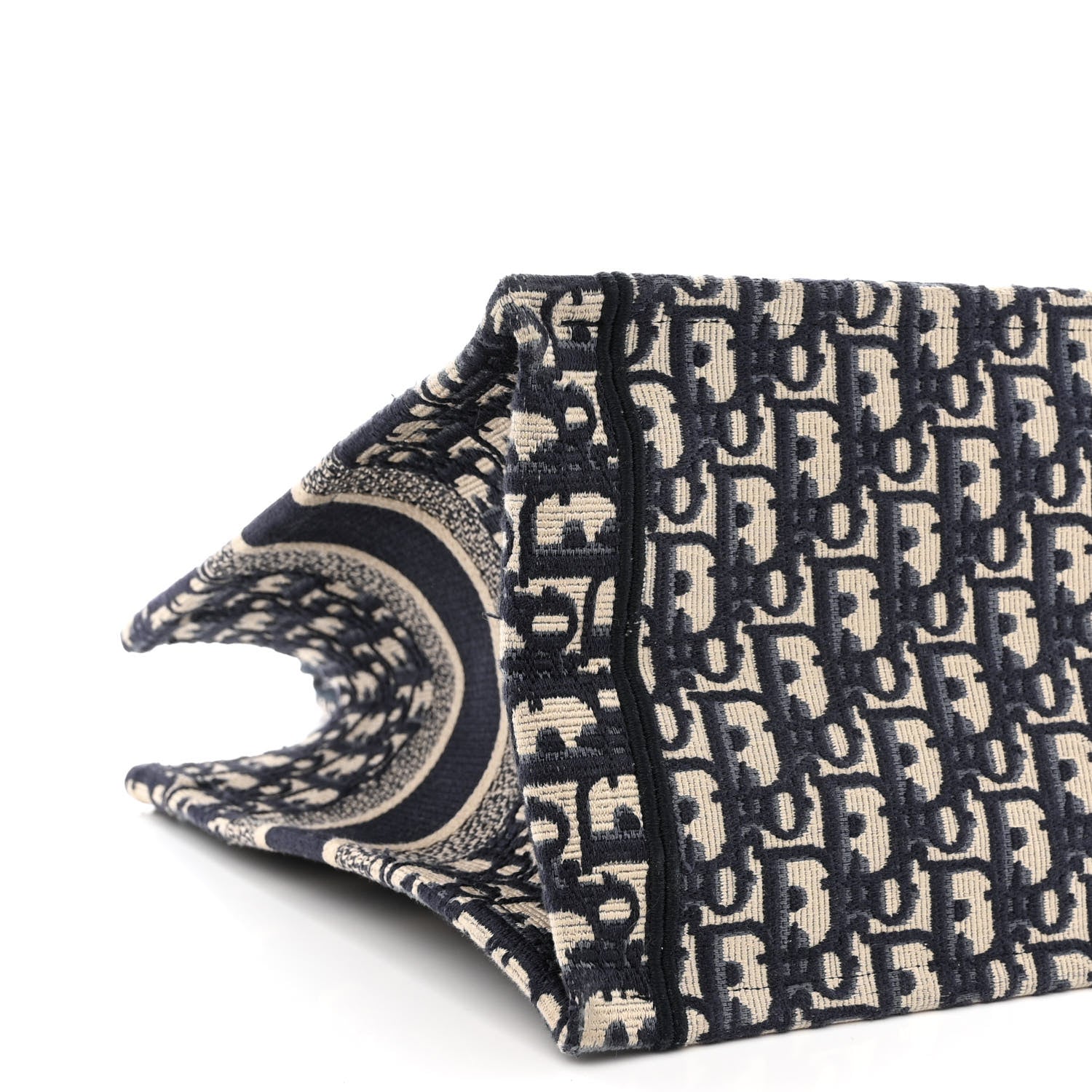 Christian Dior Oblique Medium Book Tote Blue Multicolor 9 of 11