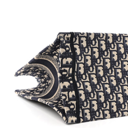 Christian Dior Oblique Medium Book Tote Blue Multicolor 9 of 11