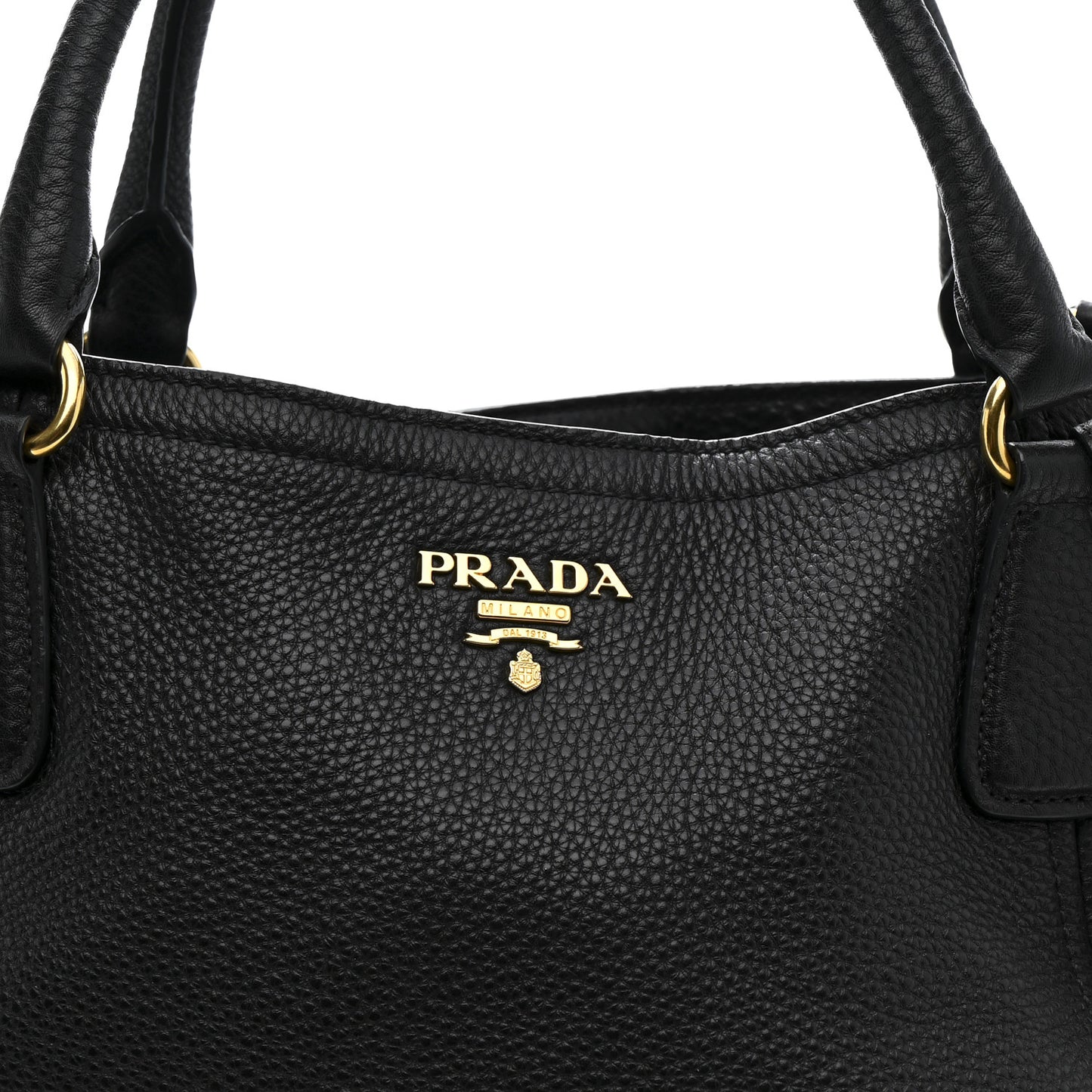 Vitello Daino Tote Black