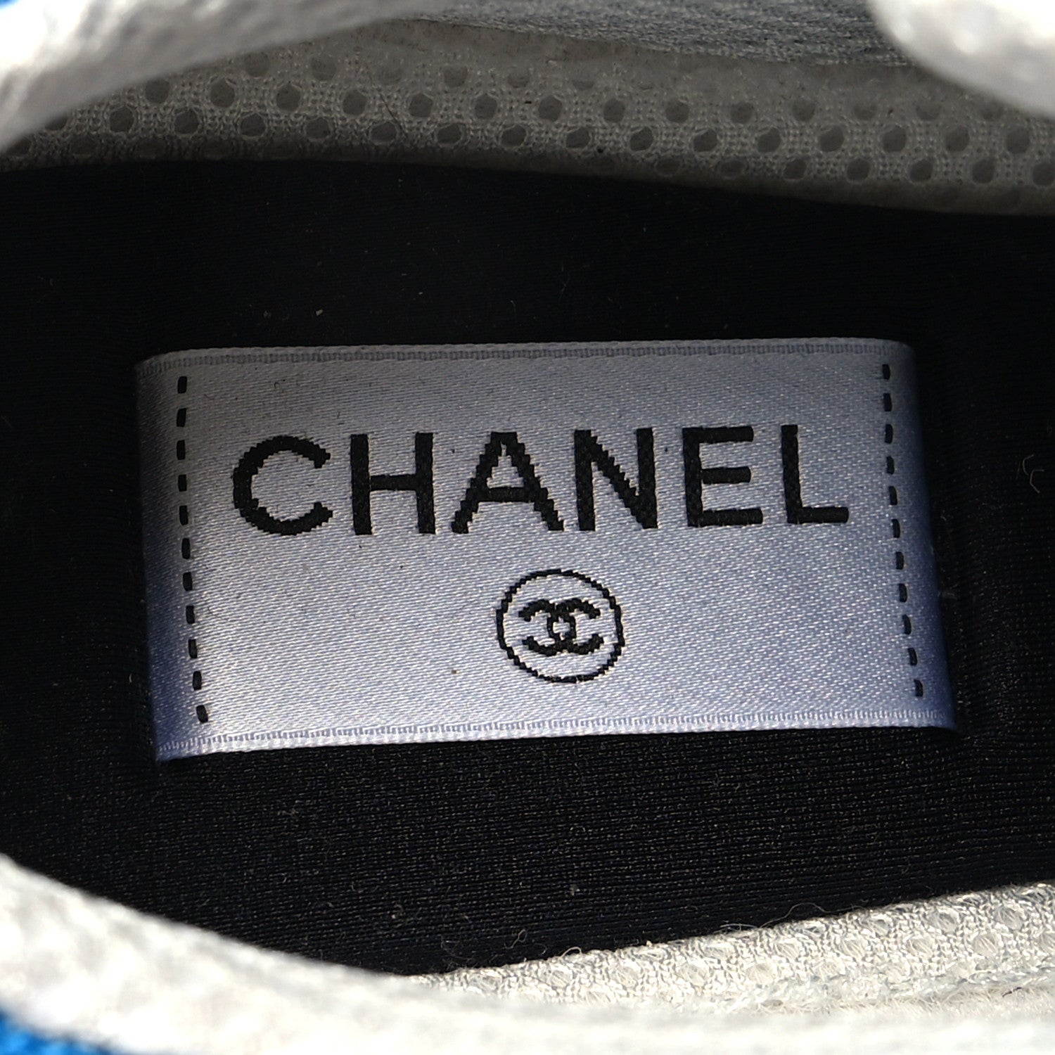 Chanel Mesh Suede Calfskin Womens CC Sneakers 41 8 of 8
