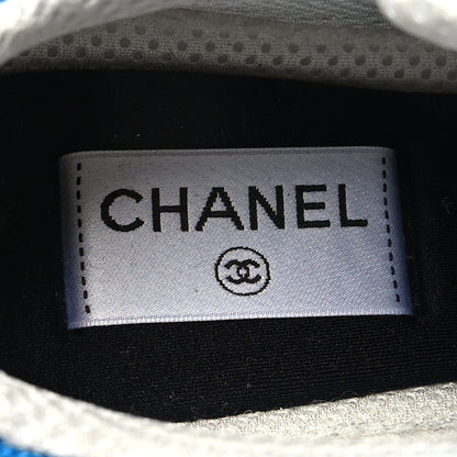 Chanel Mesh Suede Calfskin Womens CC Sneakers 41 8 of 8