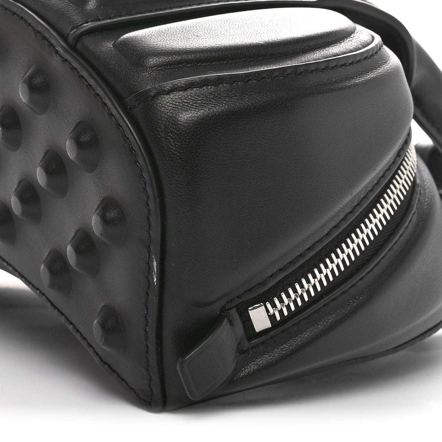 Lambskin Small Top Handle Roc Black