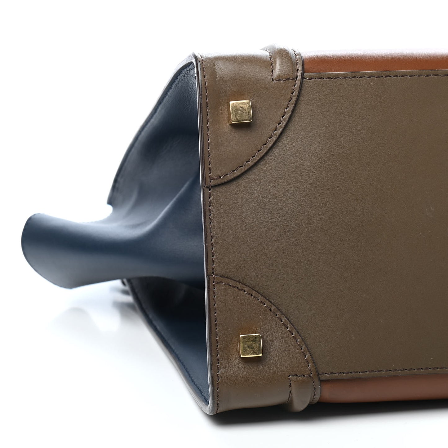 Smooth Calfskin Mini Tri-Color Luggage