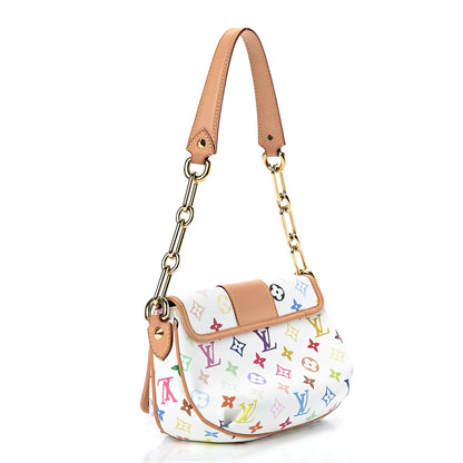 Louis Vuitton Monogram Multicolor Patti White 3 of 16