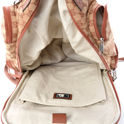 Gucci X MLB GG Monogram LA Dodgers Large Backpack Beige Ruggine Ivory 7 of 11