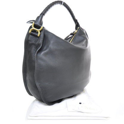 Chloe Leather Marcie Hobo Black 2 of 10