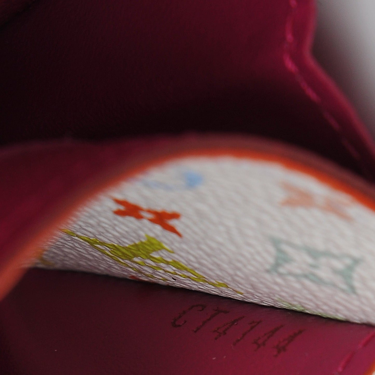 Monogram Multicolor Sarah Wallet NM White Eglantine