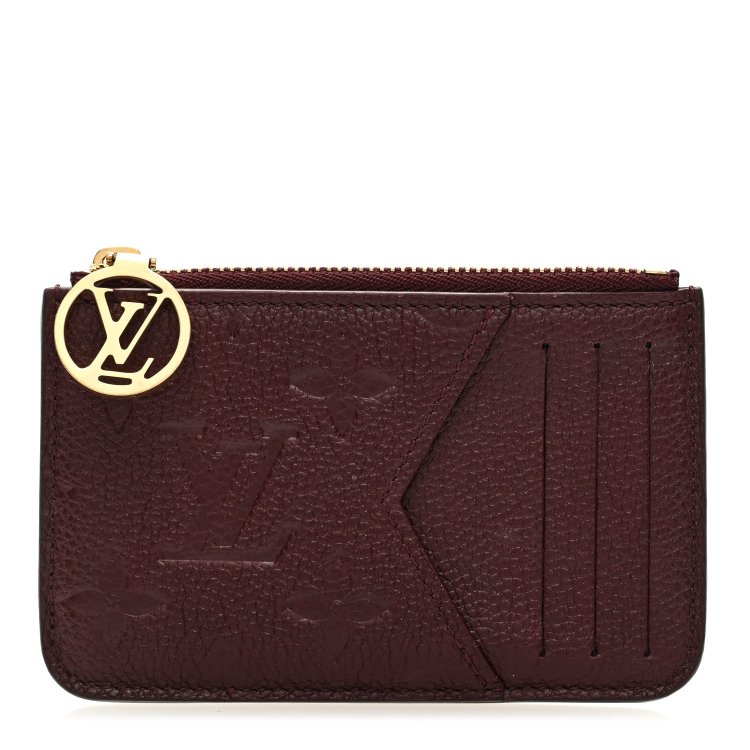 Louis Vuitton Empreinte Monogram Zipped Romy Card Holder Flamme 1 of 6