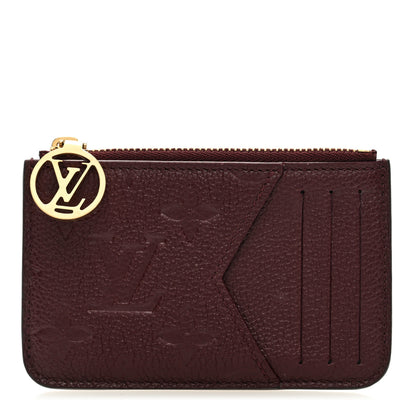 Louis Vuitton Empreinte Monogram Zipped Romy Card Holder Flamme 1 of 6