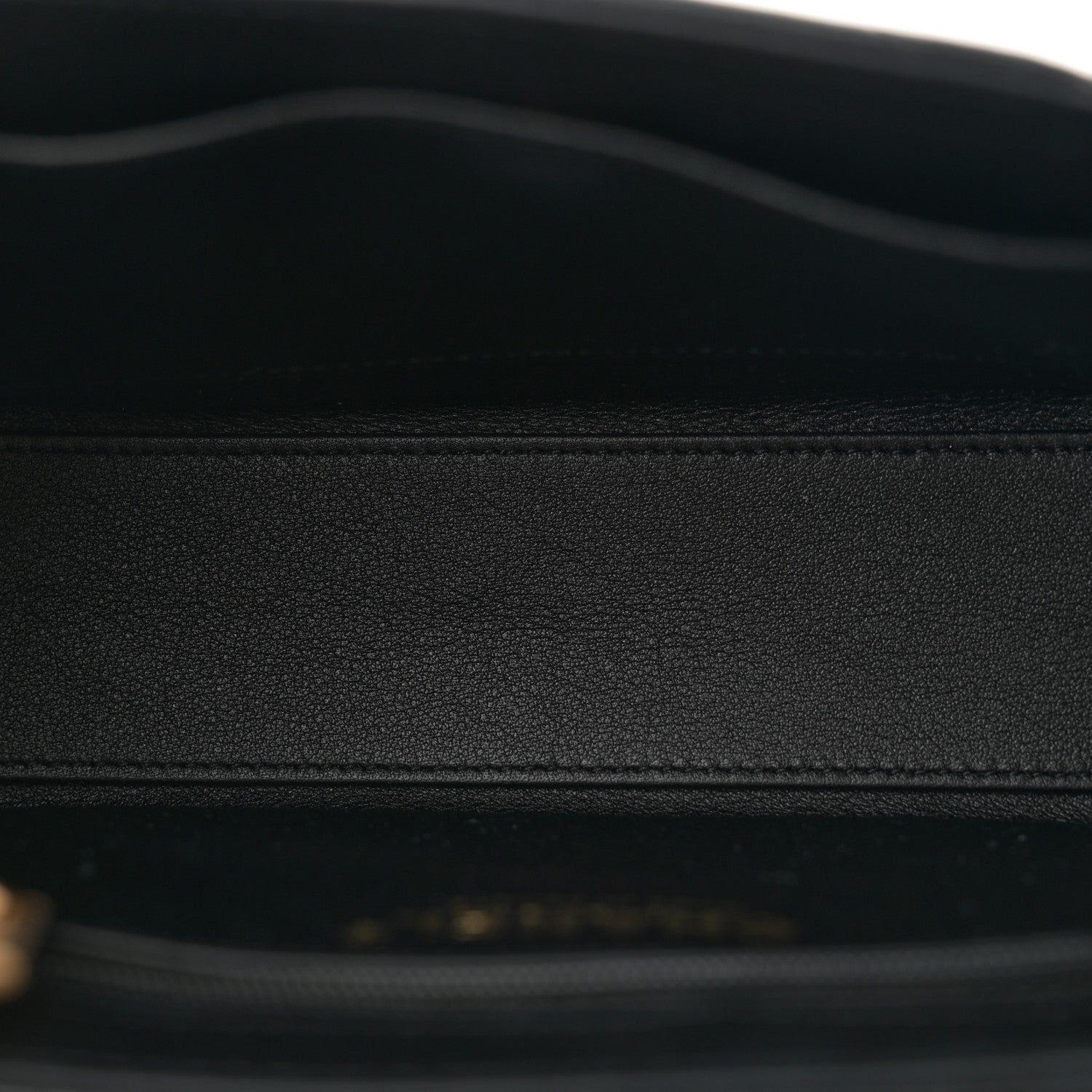 Chanel Shiny Aged Calfskin Quilted Nano Kelly Shopper Black 5 of 11