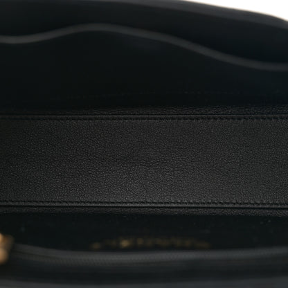 Chanel Shiny Aged Calfskin Quilted Nano Kelly Shopper Black 5 of 11