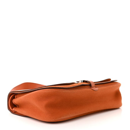 Hermes Vache Liegee Toile Sac Colorado MM Potiron 4 of 14