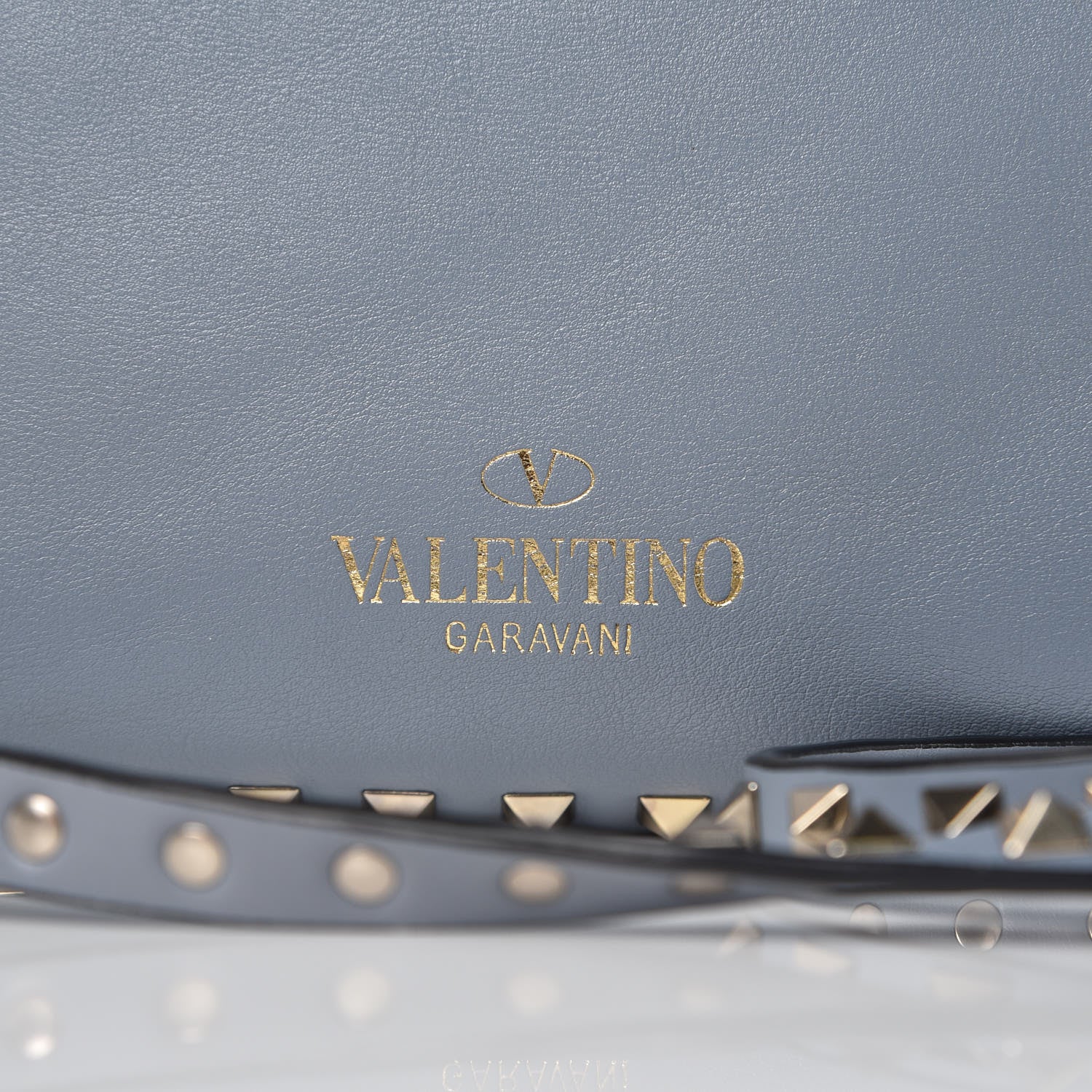 Valentino Garavani Vitello Medium Rockstud Tote London Stone 13 of 14