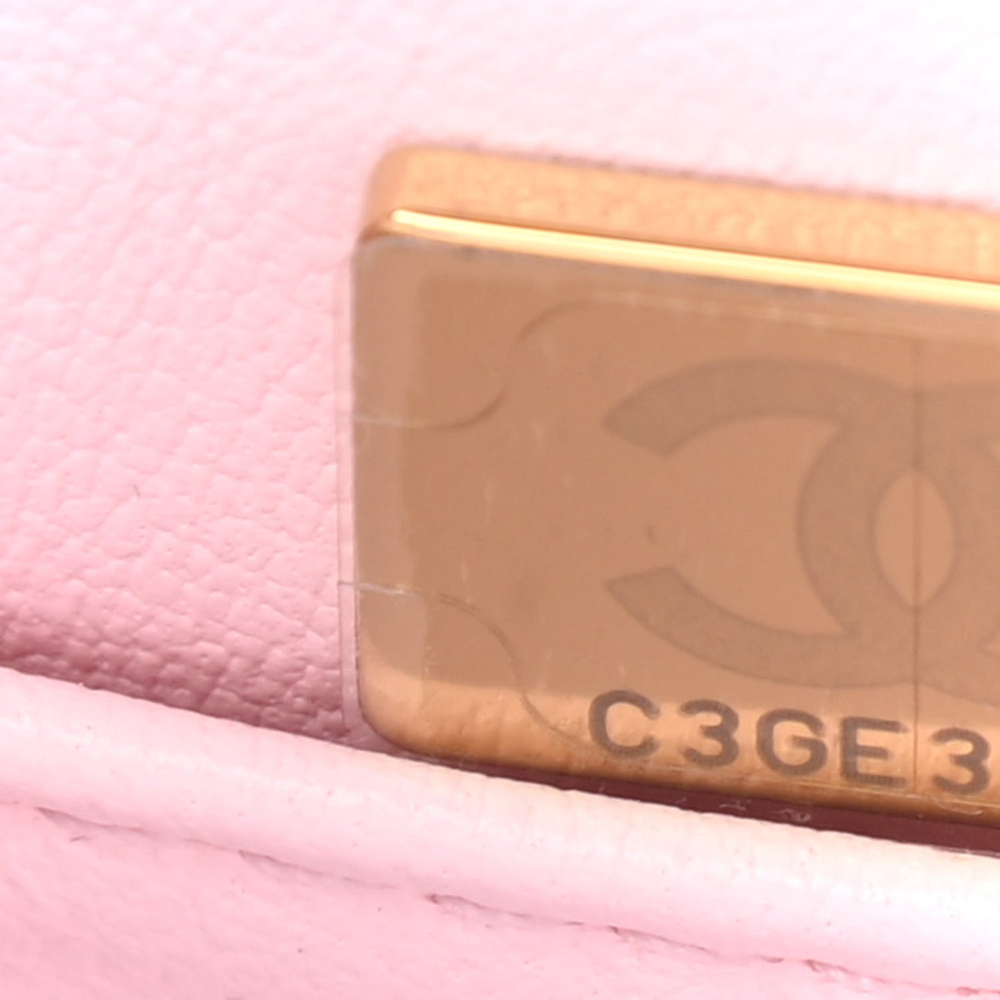 Caviar Quilted Small Coco Handle Flap Light Pink