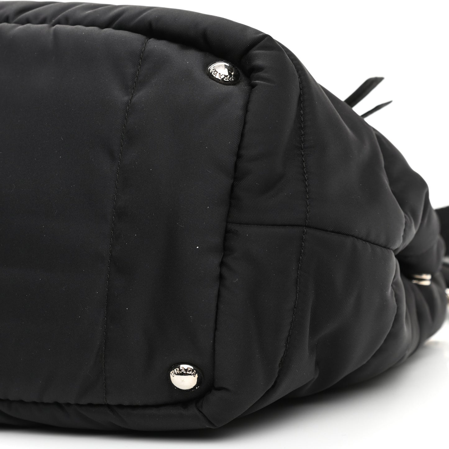 Tessuto Nylon Bomber Tote Black