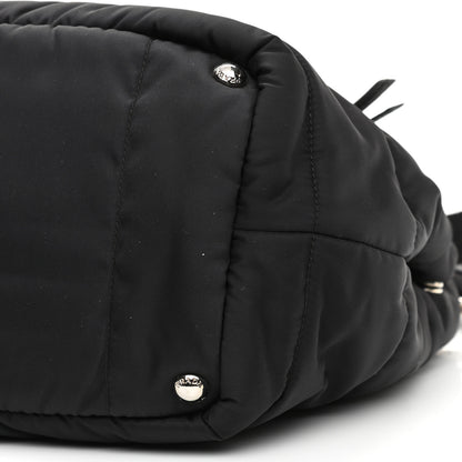 Prada Tessuto Nylon Bomber Tote Black 9 of 9