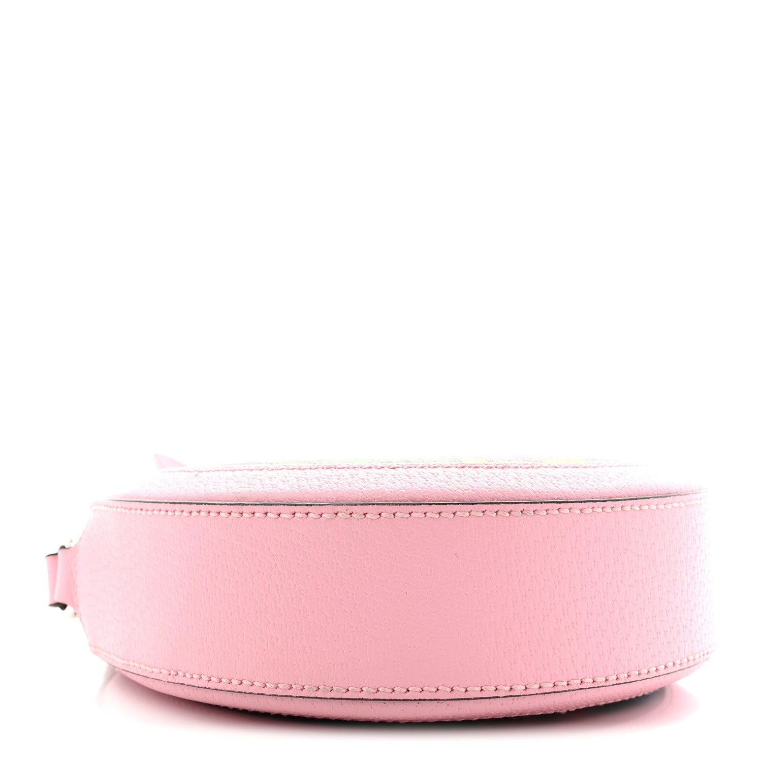 Gucci GG Supreme Monogram Psychedelic Round Shoulder Bag Black Multicolor Sugar Pink 4 of 14