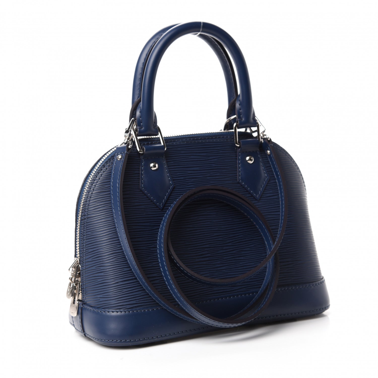 Louis Vuitton Epi Alma BB Indigo 3 of 11