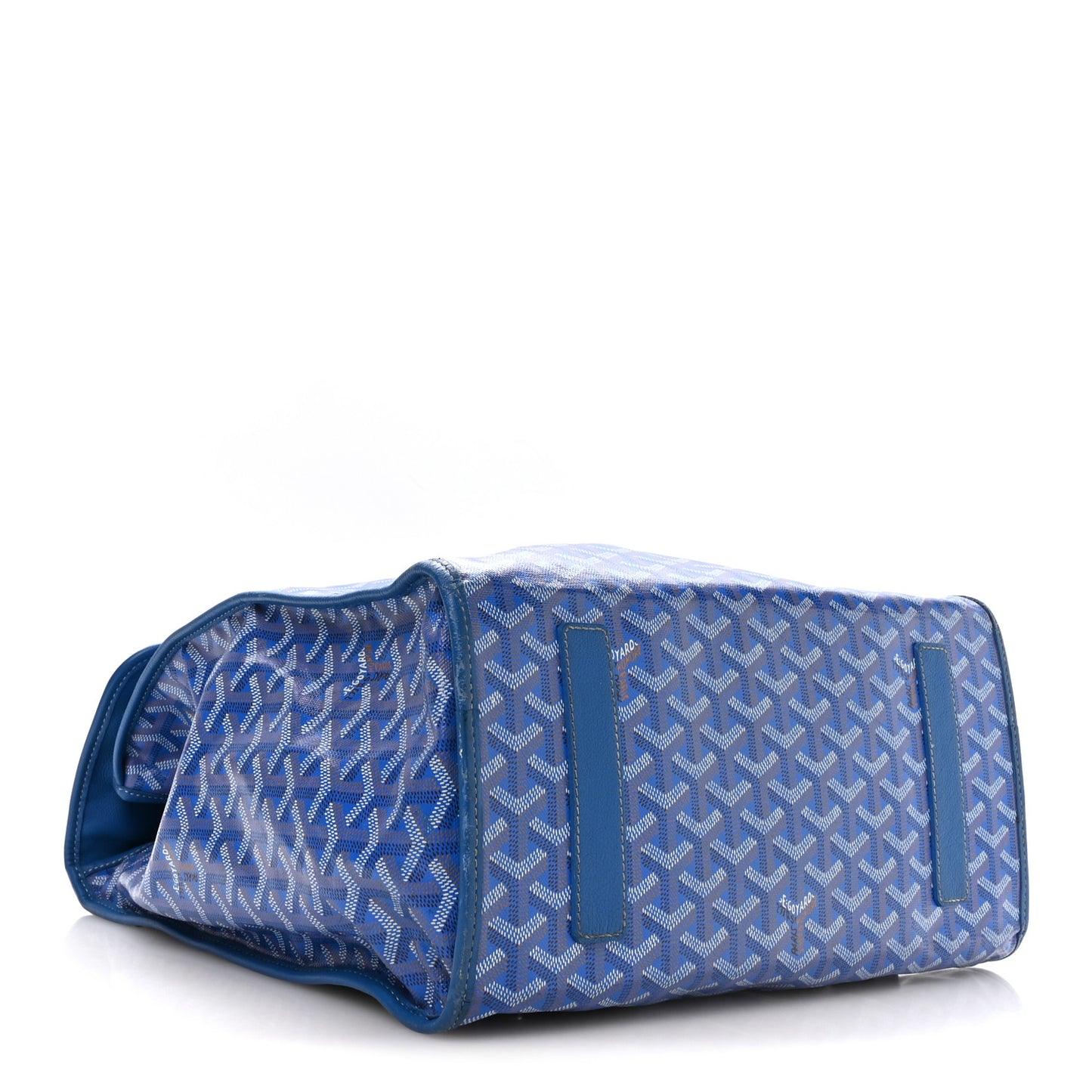 Goyardine Saint Leger Soft Briefcase Backpack Sky Blue
