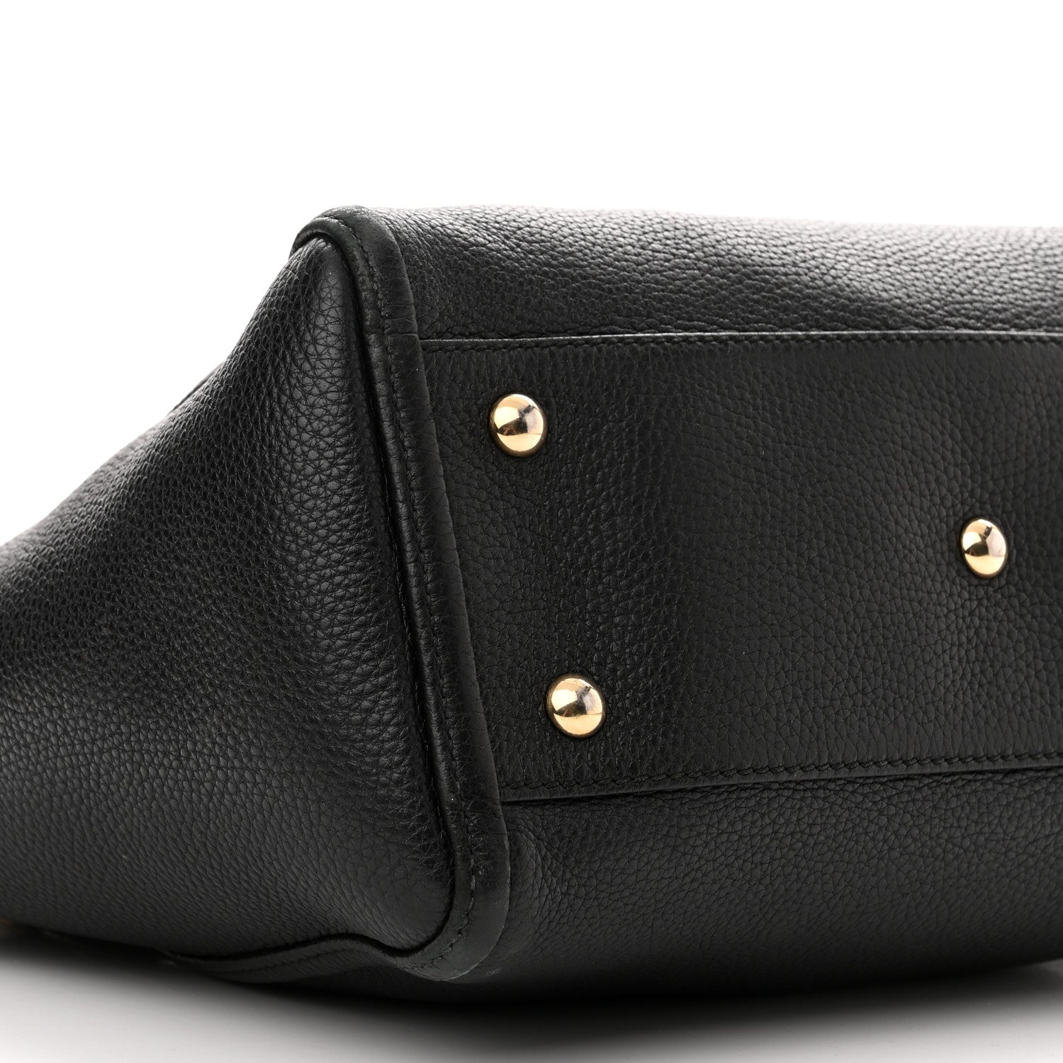 Gucci Pebbled Calfskin Small Soho Top Handle Bag Black 9 of 24