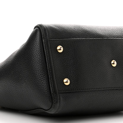 Gucci Pebbled Calfskin Small Soho Top Handle Bag Black 9 of 24