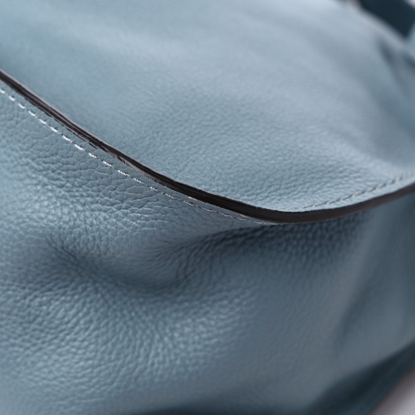 Calfskin Medium Marcie Satchel Cloudy Blue