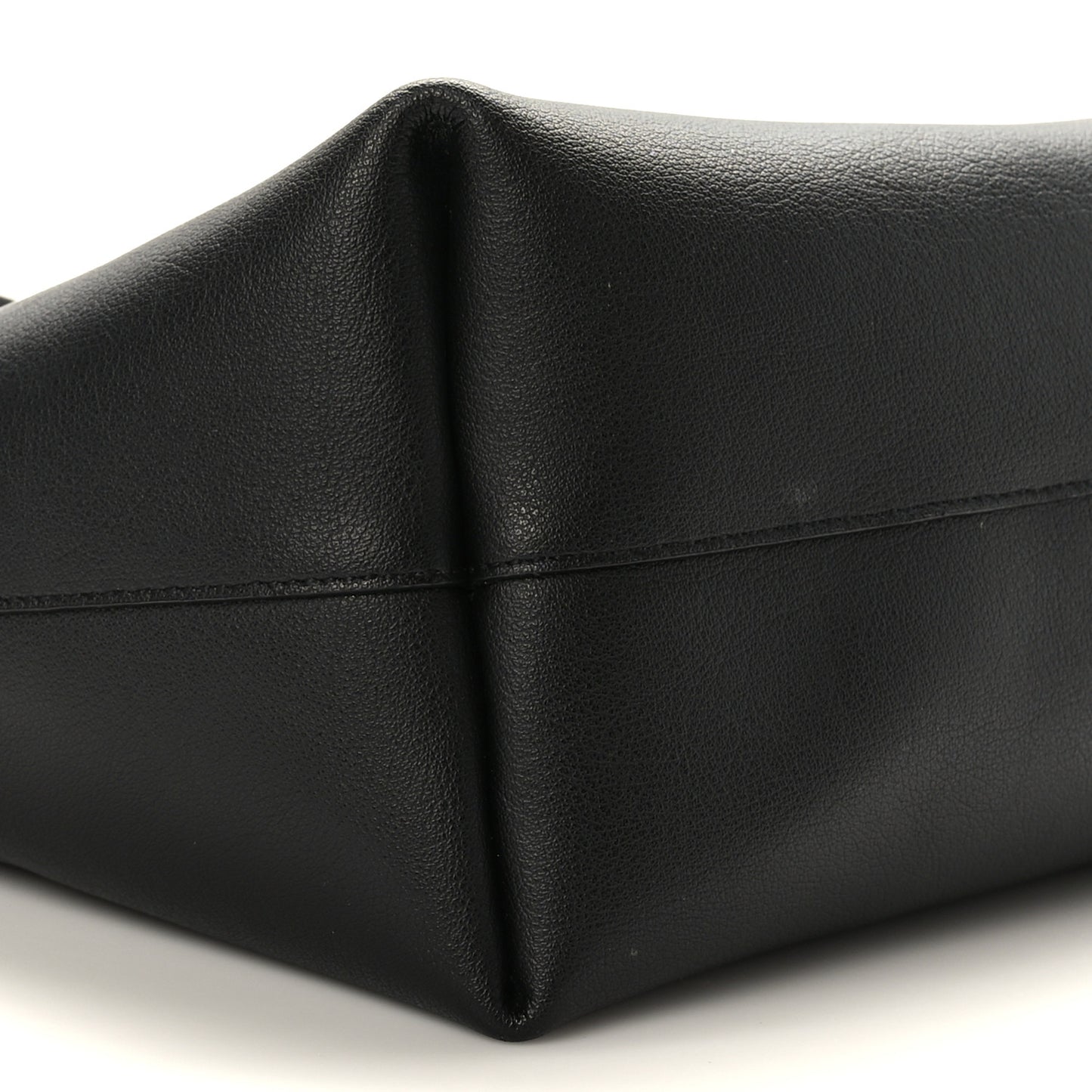 Calfskin Large Shopping Tote Black