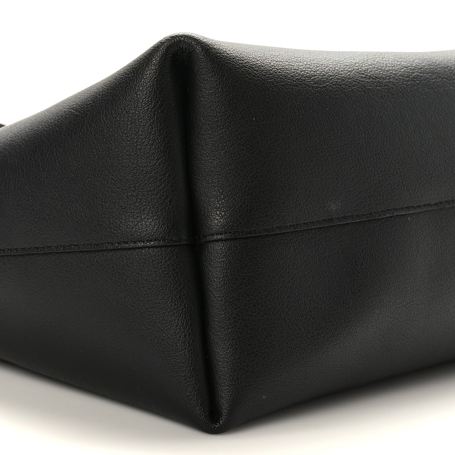 Saint Laurent Calfskin Large Shopping Tote Black 9 of 10