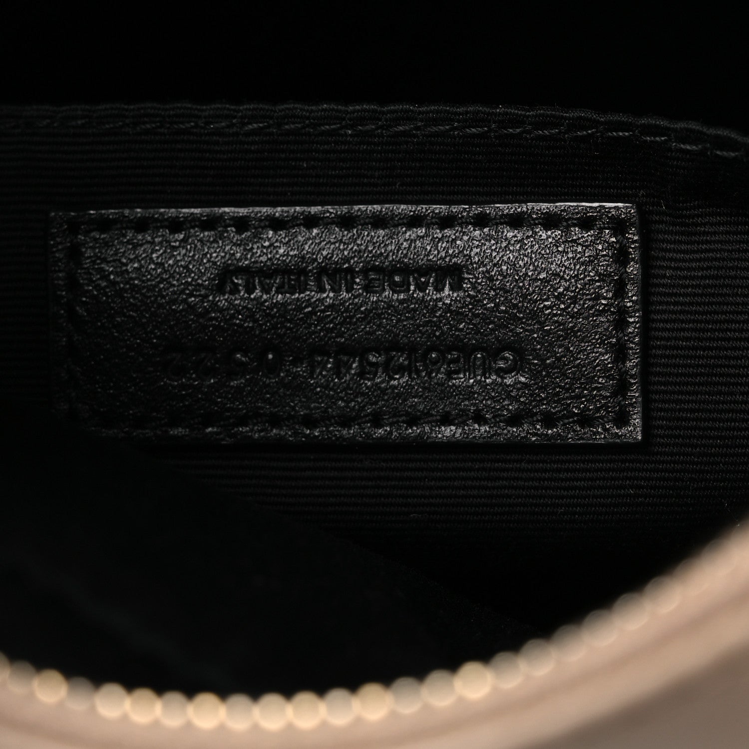 Saint Laurent Calfskin Matelasse Monogram Lou Camera Bag Dark Latte 7 of 12