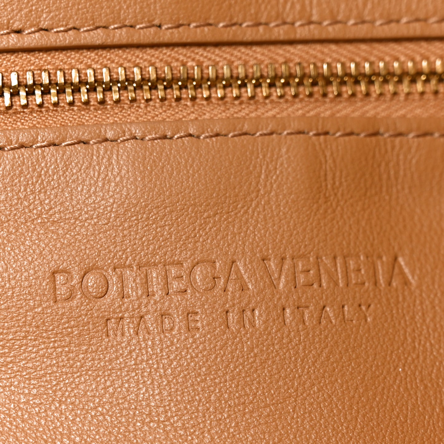 Nappa Intrecciato Small Jodie Caramel