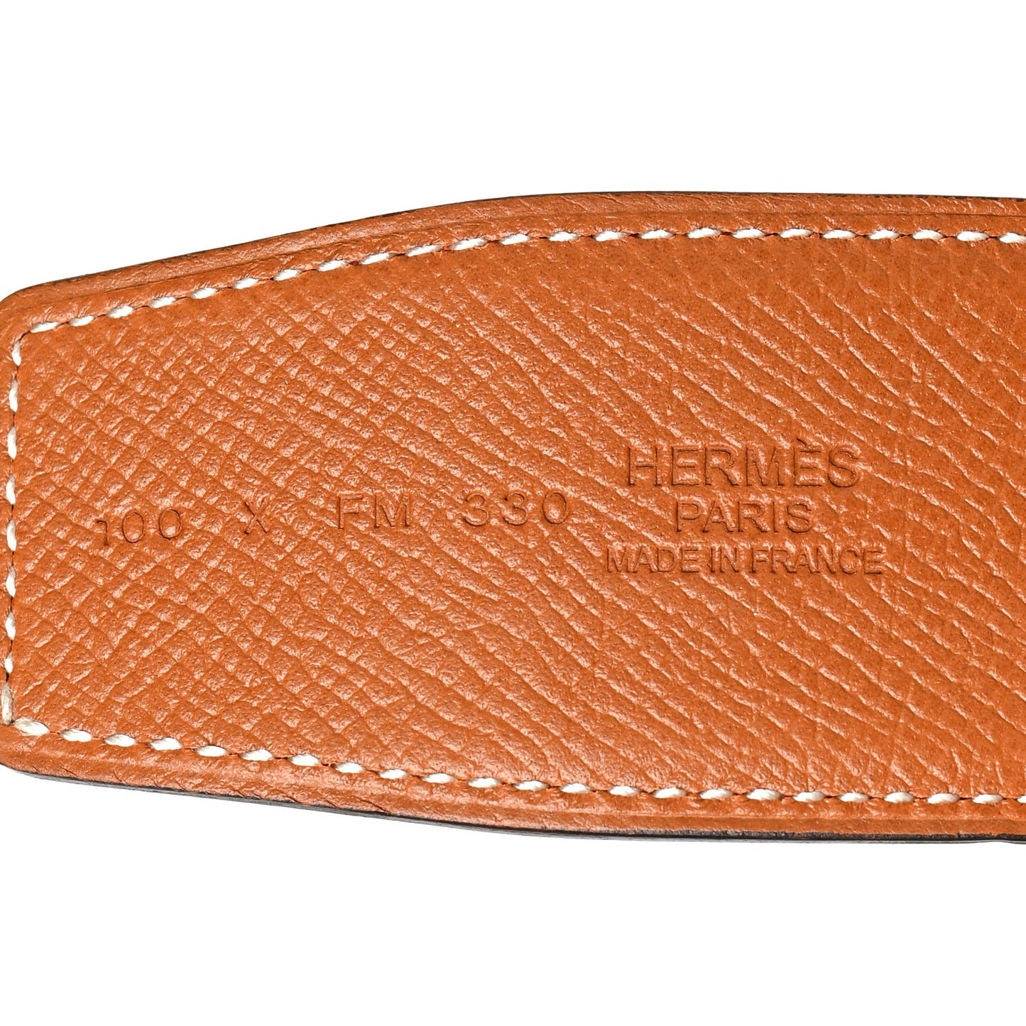 Epsom 42mm Constance 2 H Belt 100 Gold Orange
