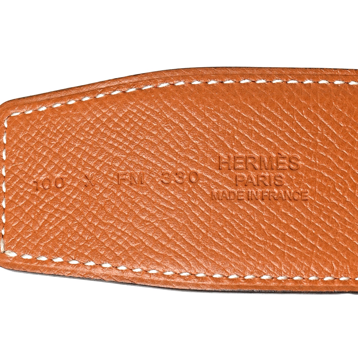 Hermes Epsom 42mm Constance 2 H Belt 100 Gold Orange 3 of 5