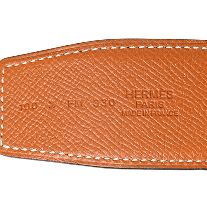 Hermes Epsom 42mm Constance 2 H Belt 100 Gold Orange 3 of 5