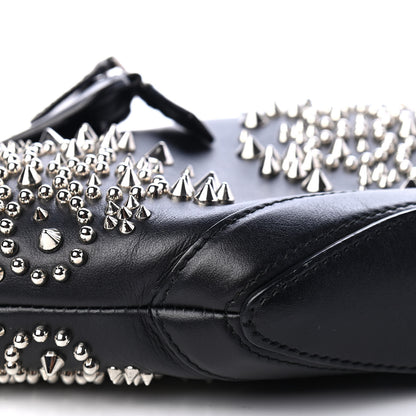 Alexander McQueen Calfskin Studded De Manta Clutch Black 8 of 9