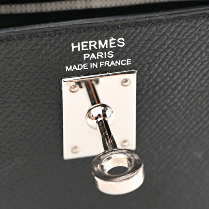 Hermes Epsom Kelly Sellier 25 Black 6 of 11