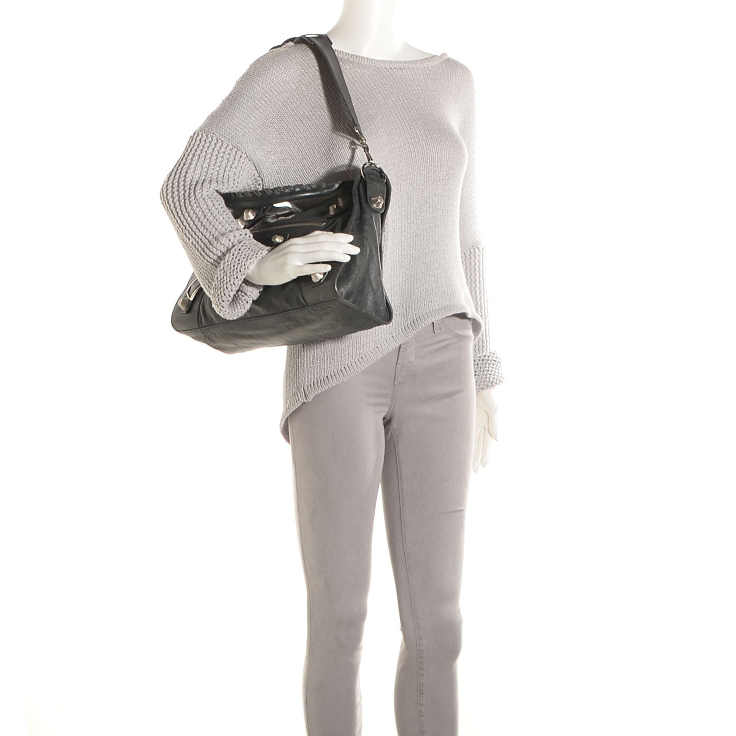 Balenciaga Agneau Giant 21 Silver Hardware City Anthracite 4 of 20