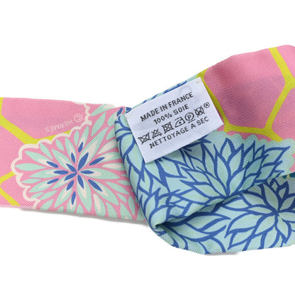 Hermes Silk The Three Graces Twilly Rose Bonbon Canard 3 of 3