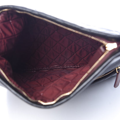 Chanel Caviar Quilted CC Beauty Clutch Black 5 of 11