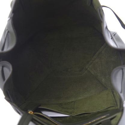 Celine Soft Grained Calfskin Medium Cabas Phantom Dark Khaki 5 of 10