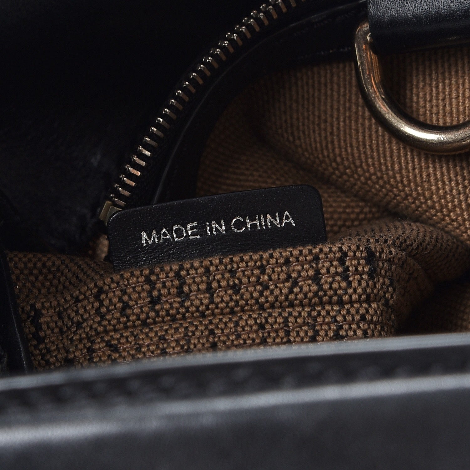 Burberry Canvas Mega Check Medium Susanna Hobo Black 7 of 11