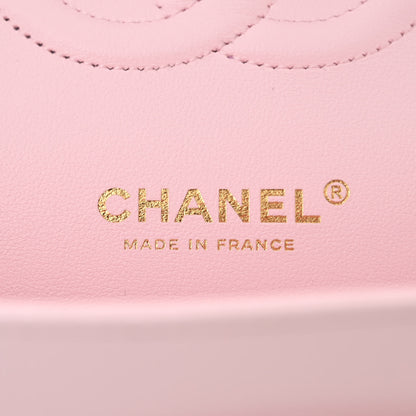 Chanel Caviar Quilted Medium Double Flap Light Pink 6 of 10
