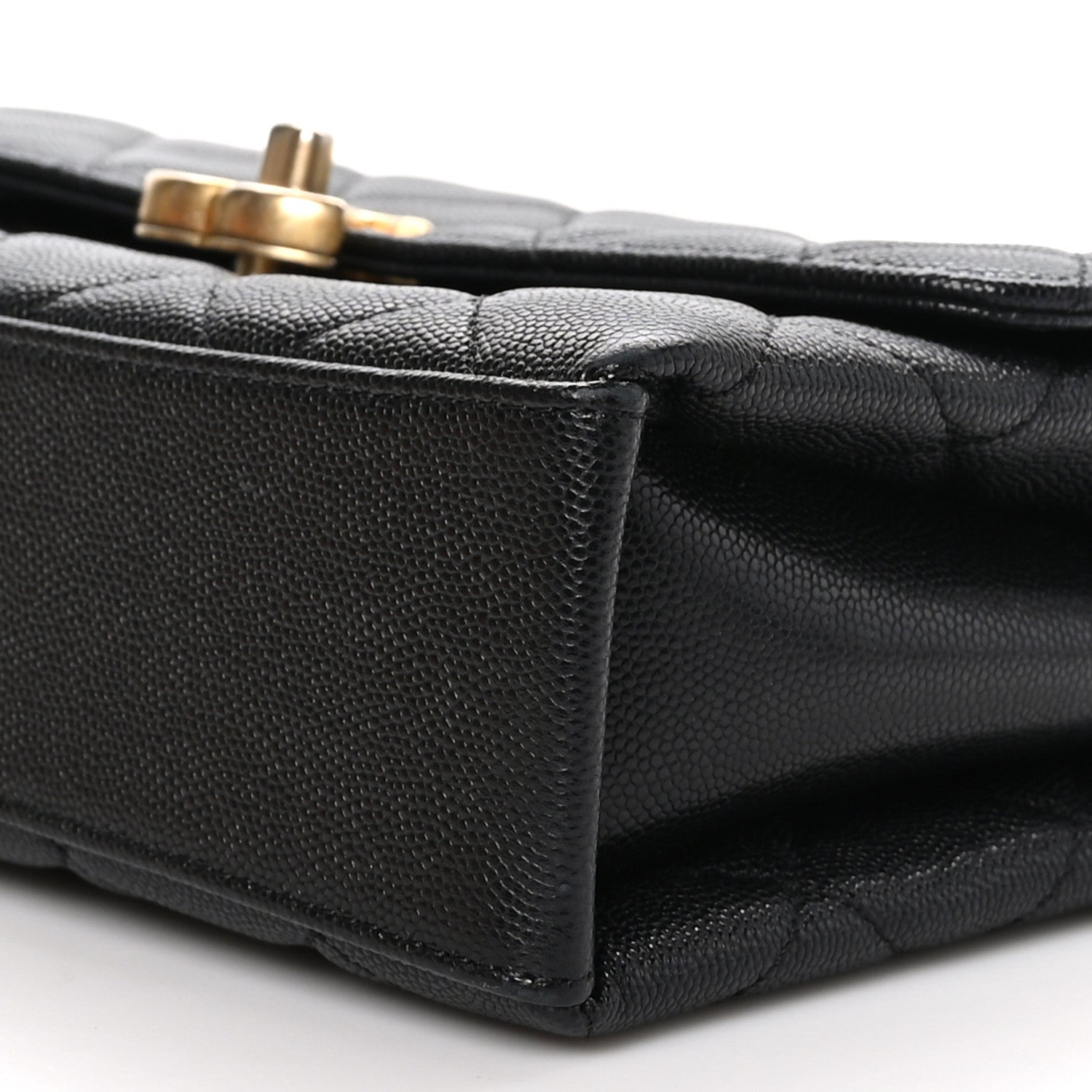 Chanel Caviar Quilted Medium Carry Me Top Handle Flap Black 10 of 11