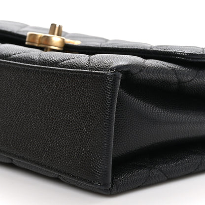 Chanel Caviar Quilted Medium Carry Me Top Handle Flap Black 10 of 11