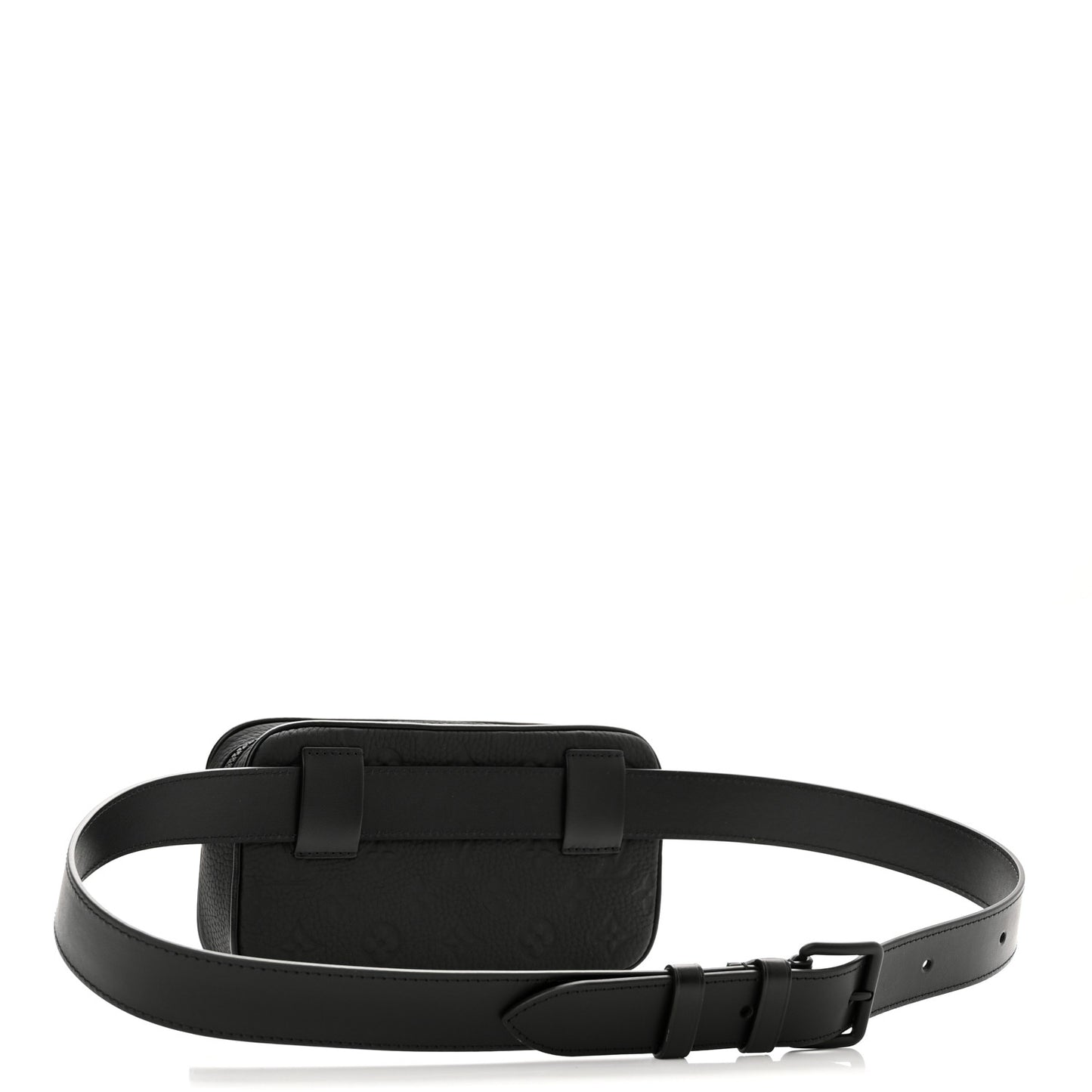 Taurillon Monogram Uniformes Solar Ray Soft Pochette Volga Belt Bag Black
