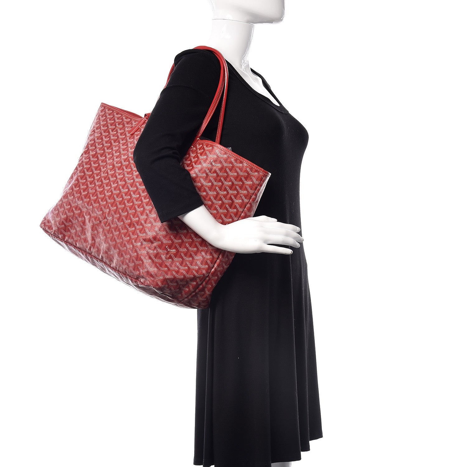 Goyard Goyardine Saint Louis GM Red 2 of 14